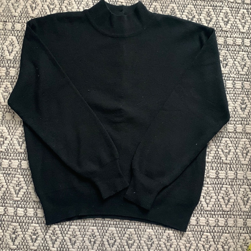 Vintage Jones NewYork Mock Wool Blend Sweater